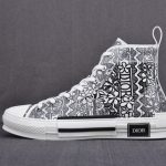 DIOR And Shawn B23 High-Top Sneaker 'Black White Embroidery'