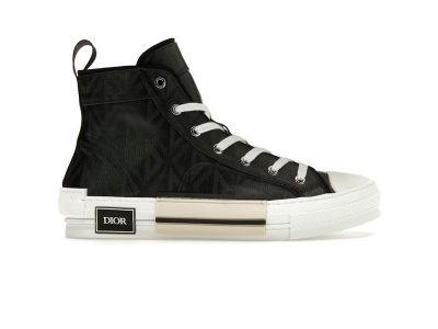 DIOR B23 High-Top Sneaker 'Black CD Diamond'