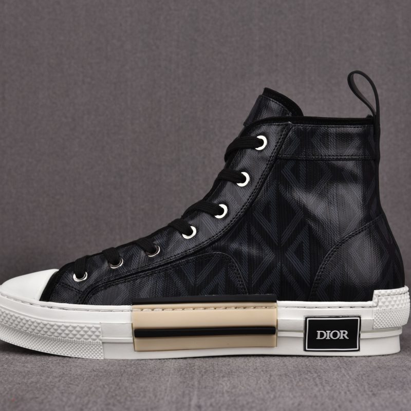 DIOR B23 High-Top Sneaker 'Black CD Diamond'