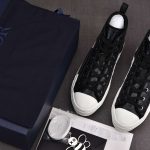 DIOR B23 High-Top Sneaker 'Black CD Diamond'