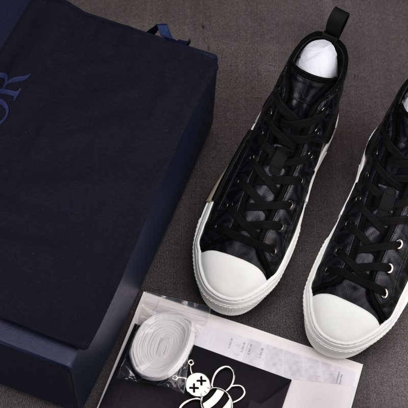 DIOR B23 High-Top Sneaker 'Black CD Diamond'