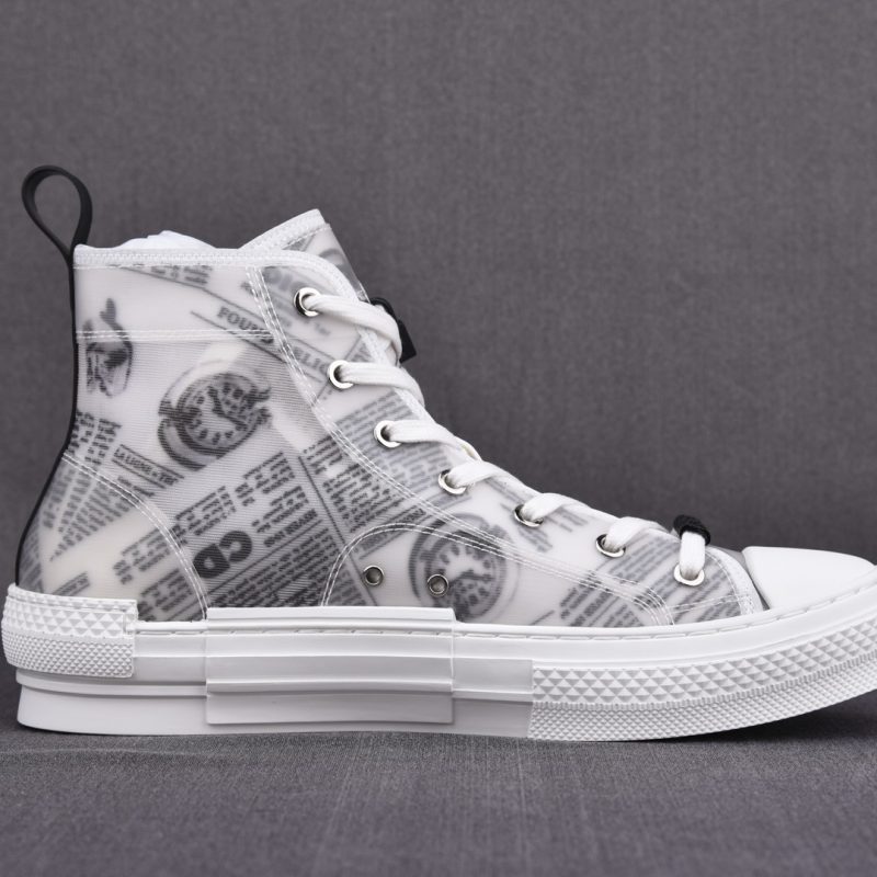 DIOR B23 High-Top Sneaker Daniel Arsham 'Newspaper'