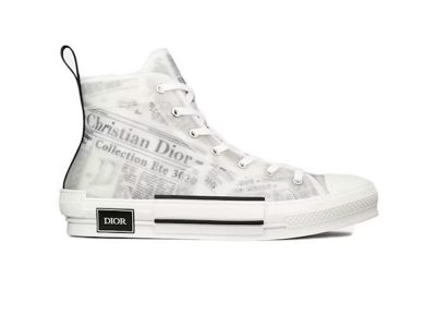 DIOR B23 High-Top Sneaker Daniel Arsham 'Newspaper'