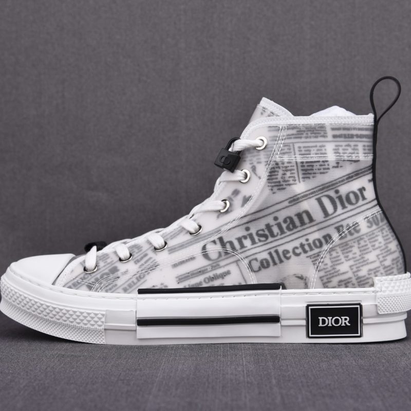 DIOR B23 High-Top Sneaker Daniel Arsham 'Newspaper'