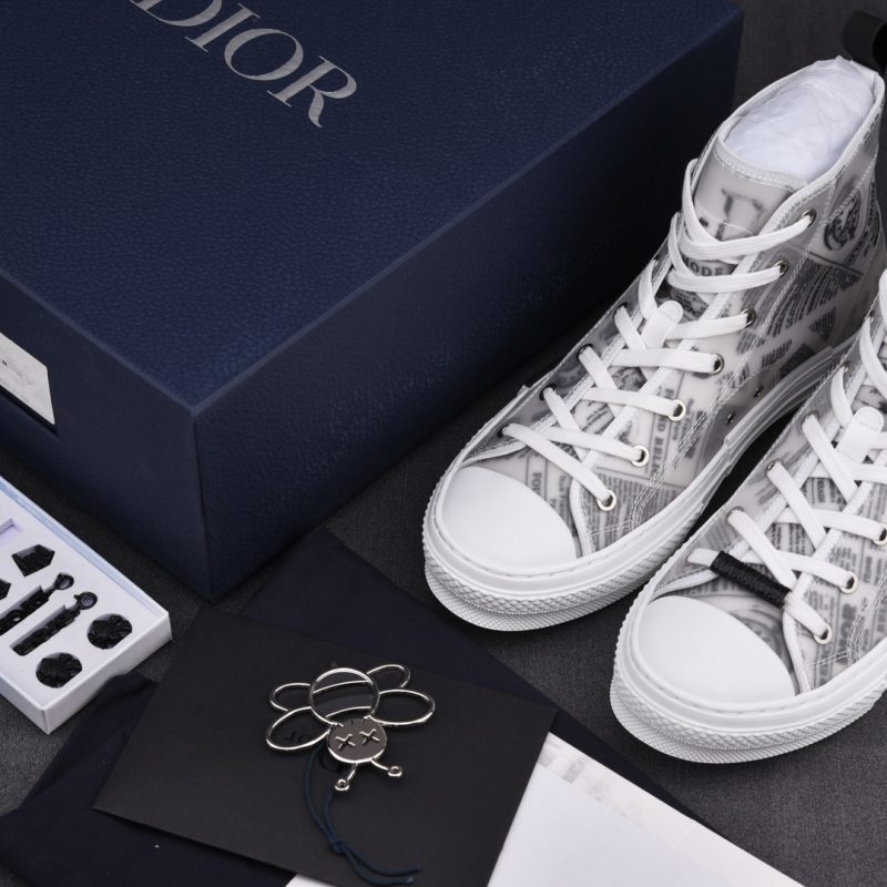 DIOR B23 High-Top Sneaker Daniel Arsham 'Newspaper'