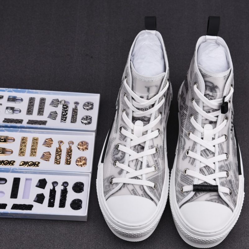 DIOR B23 High-Top Sneaker Daniel Arsham 'Newspaper'