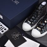 DIOR B23 High-Top Sneaker 'Oblique Strass'