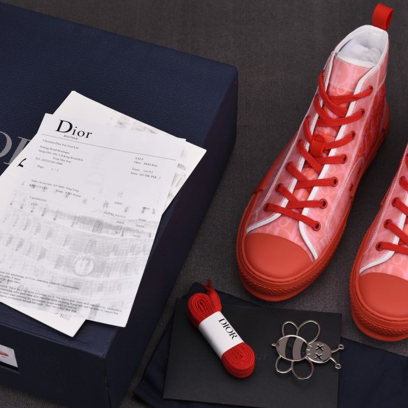 DIOR B23 High-Top Sneaker 'Red'
