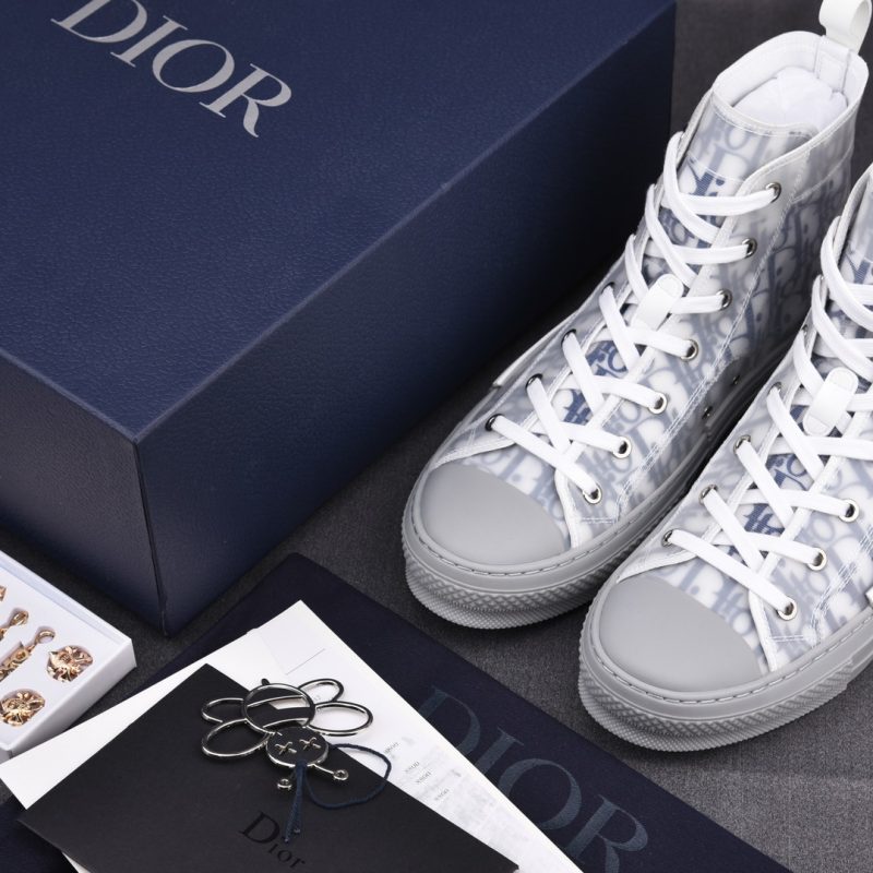 DIOR B23 High-Top Sneaker 'White Navy'