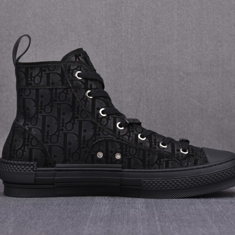 DIOR B23 League High-Top Sneaker 'Black Dior Oblique Jacquard'