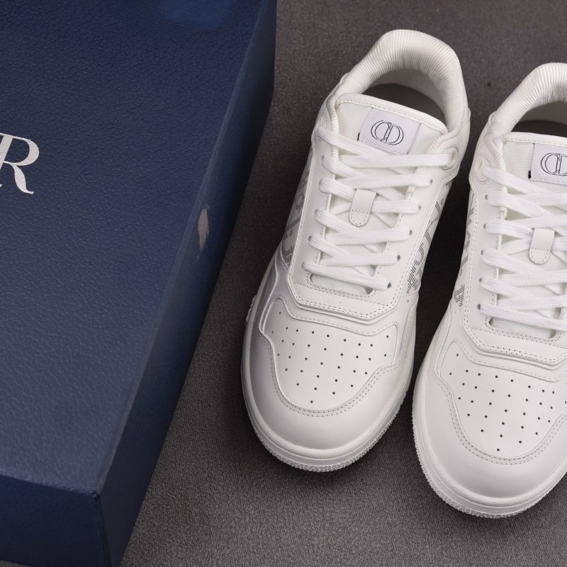 Dior B27 Low-Top Smooth Calfskin Oblique 'White'