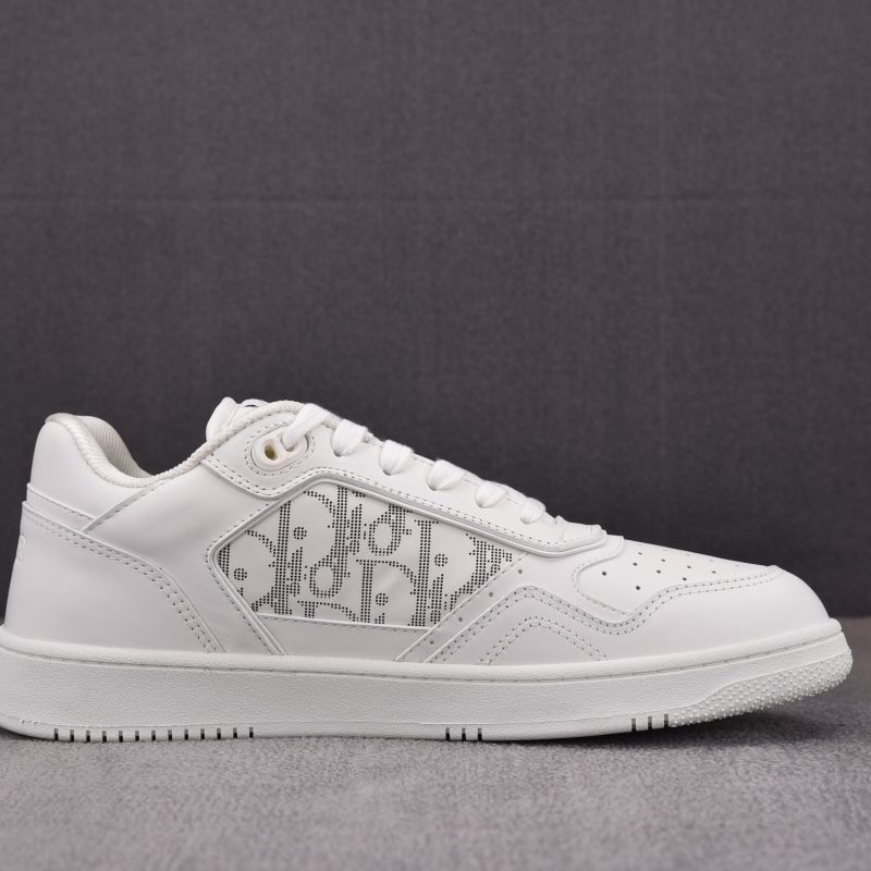 Dior B27 Low-Top Smooth Calfskin Oblique 'White'