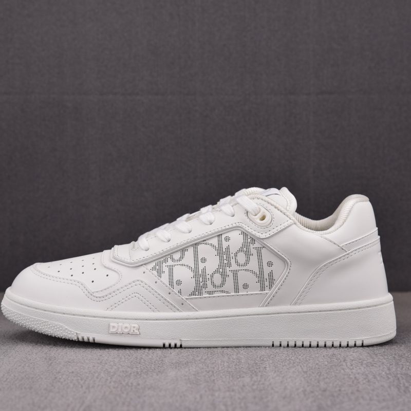 Dior B27 Low-Top Smooth Calfskin Oblique 'White'