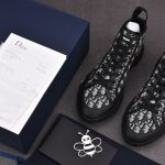 DIOR B28 High-Top Sneaker 'Beige Black'