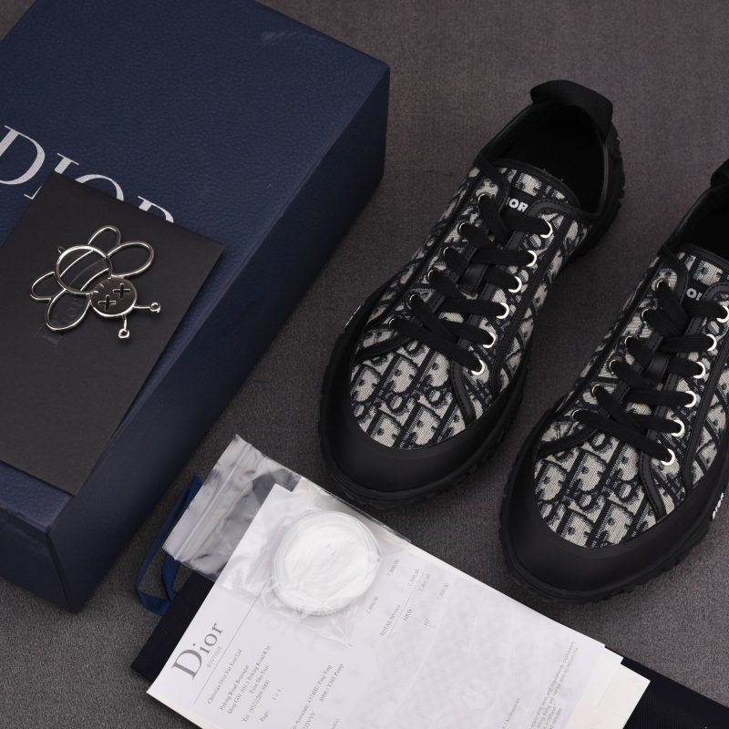 DIOR B28 Low Top Sneaker 'Beige Black'