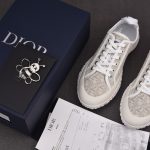 DIOR B28 Low Top Sneaker 'Beige White'