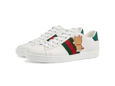 Doraemon x Gucci Ace Sneaker 'Ivory Devil Patch'