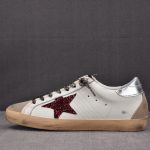Golden Goose Ball Star 'Burgundy Glitter' Sneaker