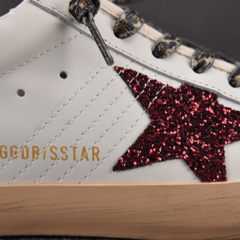Golden Goose Ball Star 'Burgundy Glitter' Sneaker