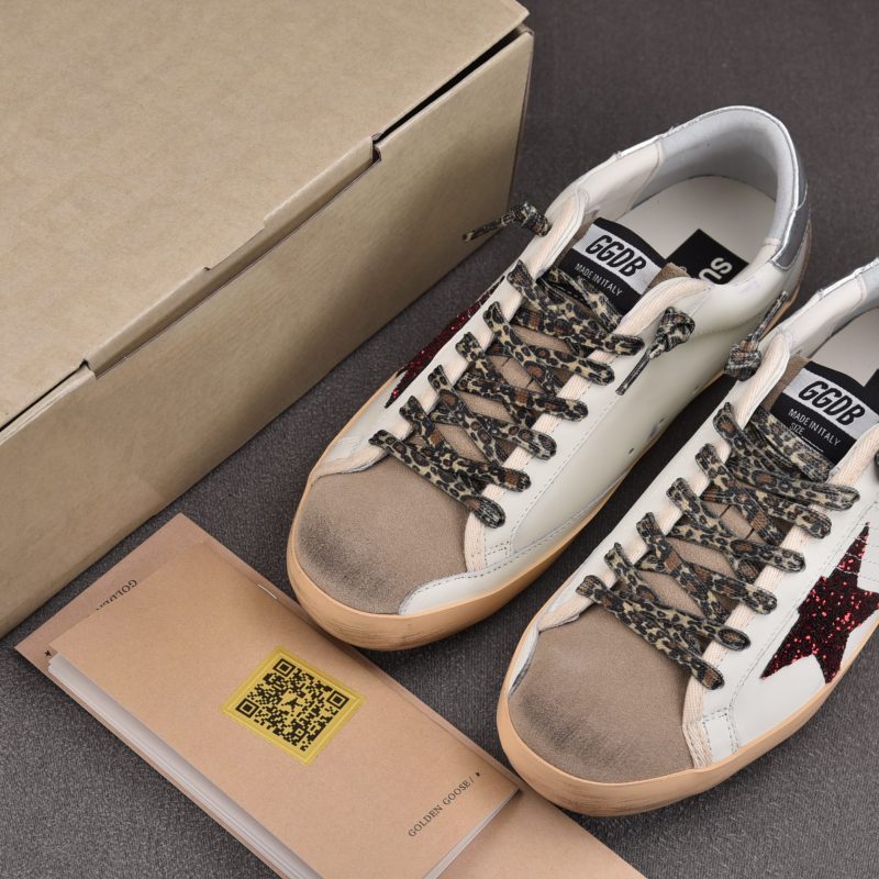 Golden Goose Ball Star 'Burgundy Glitter' Sneaker