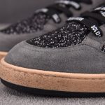 Golden Goose Ball Star Sude ' Black Glitter' Sneaker