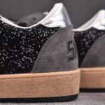 Golden Goose Ball Star Sude ' Black Glitter' Sneaker