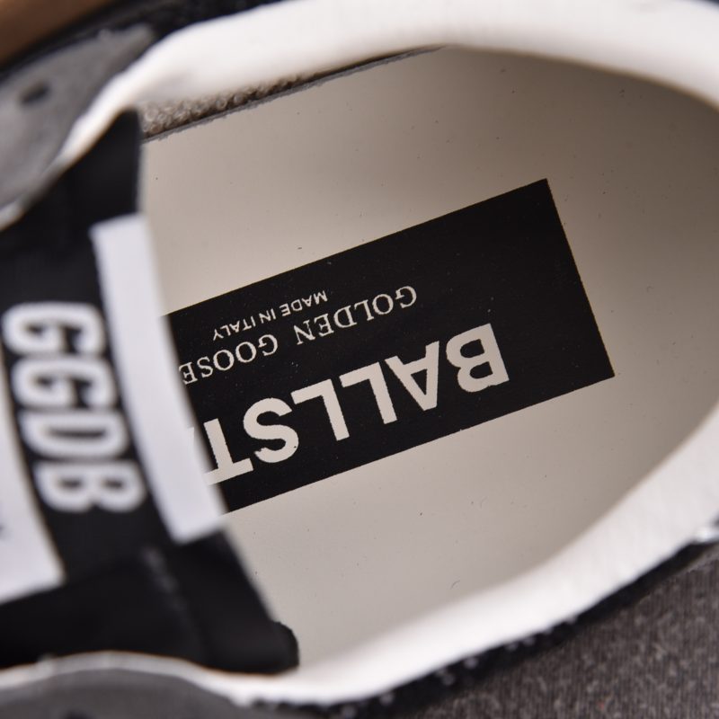 Golden Goose Ball Star Sude ' Black Glitter' Sneaker