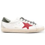 Golden Goose Super-Star 'White Red Olive' Sneaker