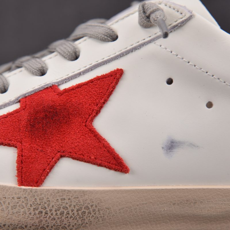 Golden Goose Super-Star 'White Red Olive' Sneaker