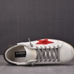 Golden Goose Super-Star 'White Red Olive' Sneaker