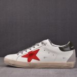 Golden Goose Super-Star 'White Red Olive' Sneaker