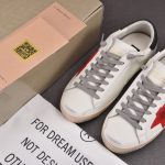 Golden Goose Super-Star 'White Red Olive' Sneaker