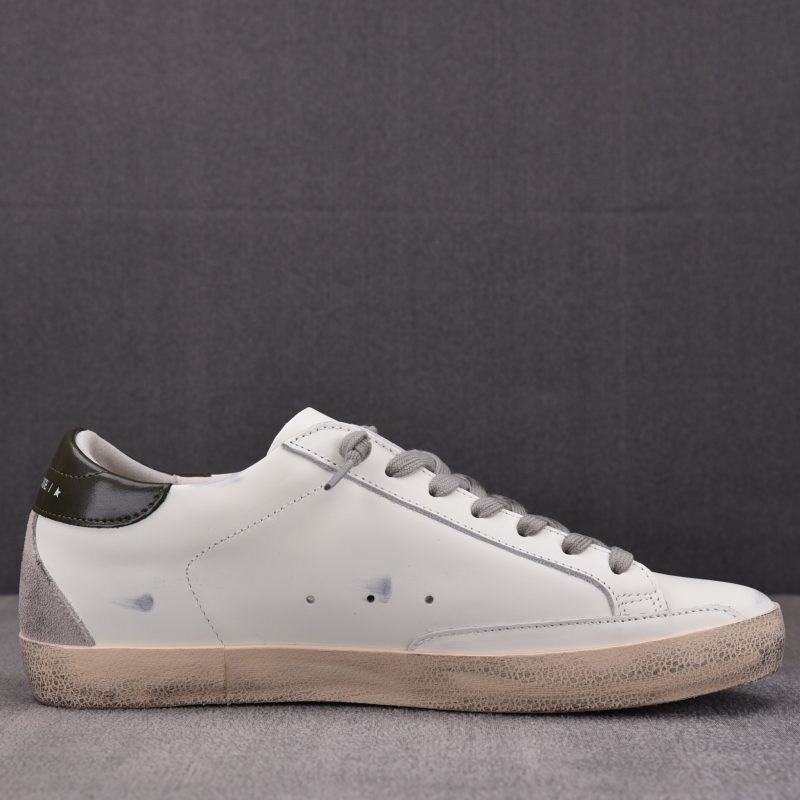 Golden Goose Super-Star 'White Red Olive' Sneaker