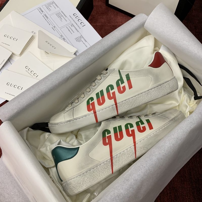 Gucci Ace Sneaker 'Blade Distressed White'