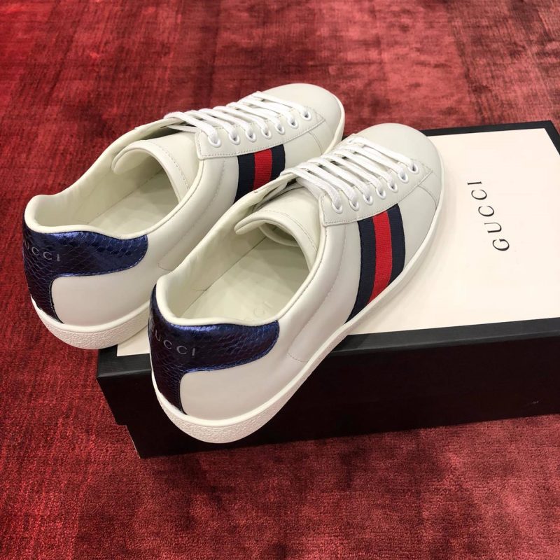 Gucci Ace Sneaker Leather 'Classic Blue'