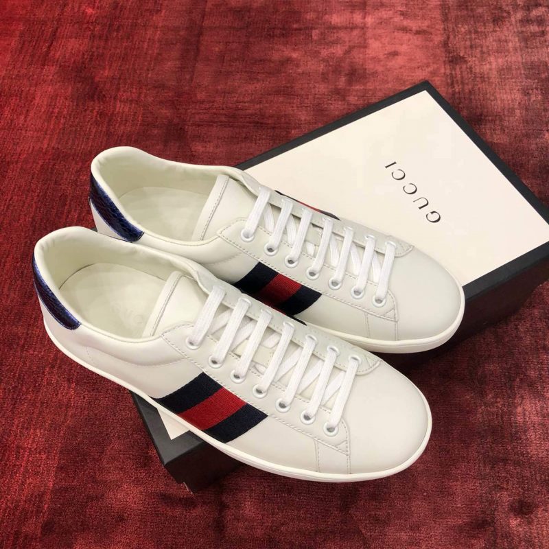 Gucci Ace Sneaker Leather 'Classic Blue'