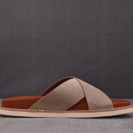 Loro Piana Men's Summer Walk Cross Strap Suede 'Beige'