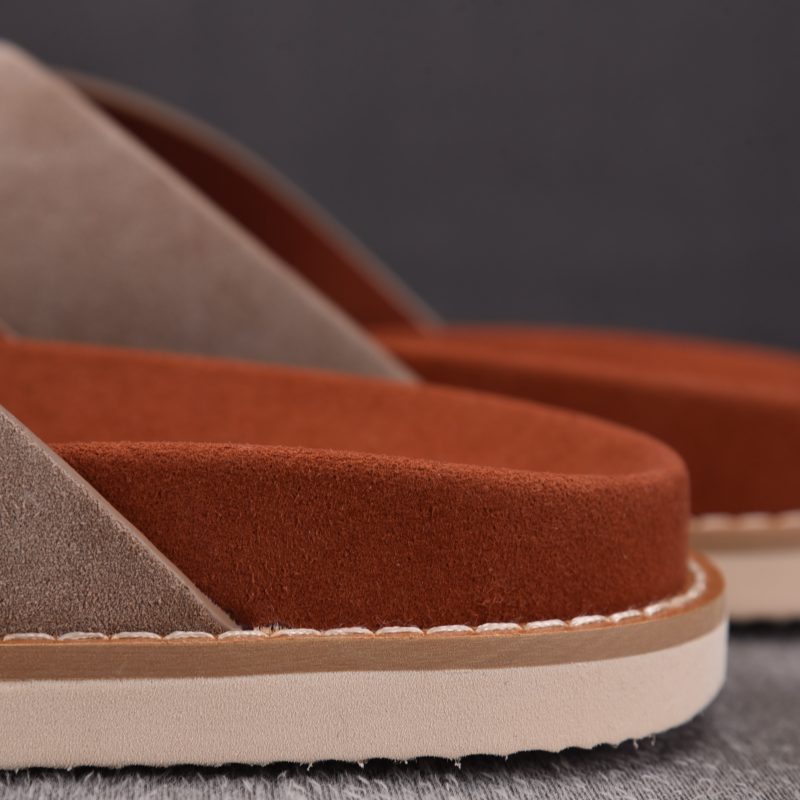 Loro Piana Men's Summer Walk Cross Strap Suede 'Beige'