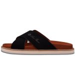 Loro Piana Men's Summer Walk Cross Strap Suede 'Black'