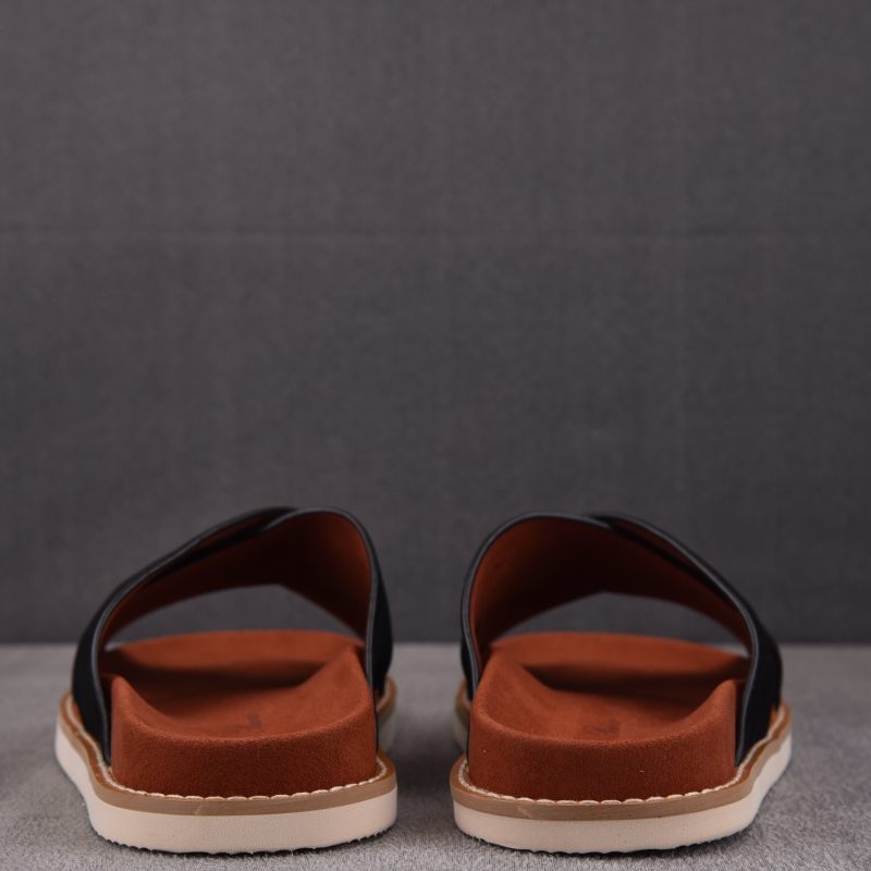 Loro Piana Men's Summer Walk Cross Strap Suede 'Black'