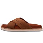 Loro Piana Men's Summer Walk Cross Strap Suede 'Brown'