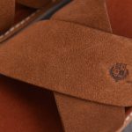 Loro Piana Men's Summer Walk Cross Strap Suede 'Brown'