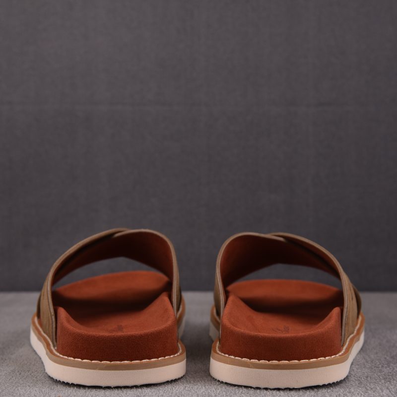 Loro Piana Men's Summer Walk Cross Strap Suede 'Mocha'