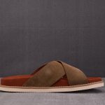 Loro Piana Men's Summer Walk Cross Strap Suede 'Mocha'
