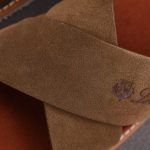 Loro Piana Men's Summer Walk Cross Strap Suede 'Mocha'