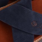 Loro Piana Men's Summer Walk Cross Strap Suede 'Navy'