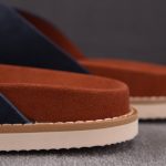 Loro Piana Men's Summer Walk Cross Strap Suede 'Navy'