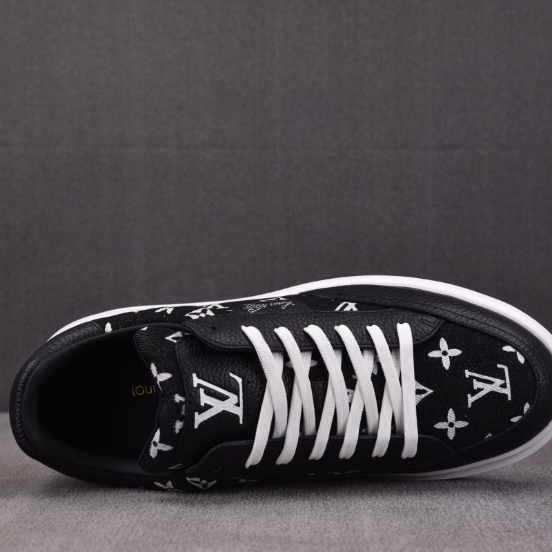 Louis Vuitton Beverly Hills Sneaker Monogram Denim 'Black'