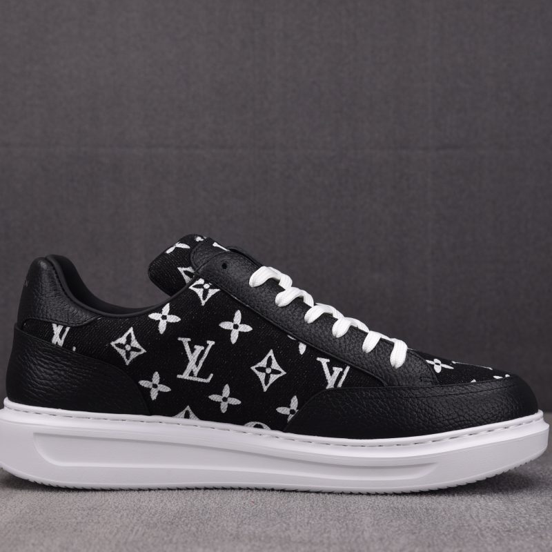 Louis Vuitton Beverly Hills Sneaker Monogram Denim 'Black'