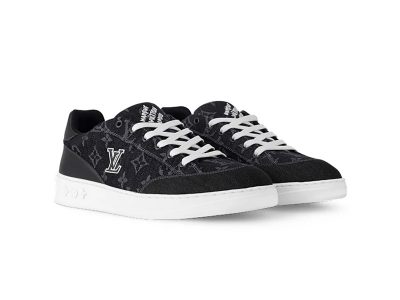Louis Vuitton Beverly Hills Sneaker Monogram Denim 'Black'